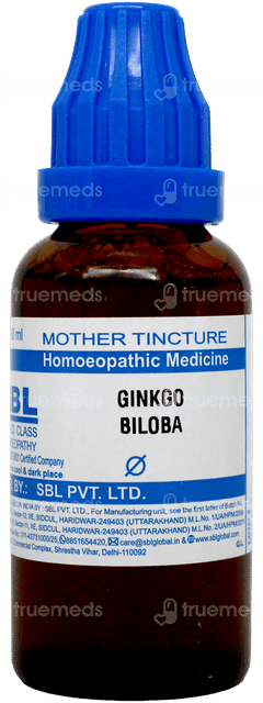 Sbl Ginkgo Biloba Q Mother Tincture 30Ml